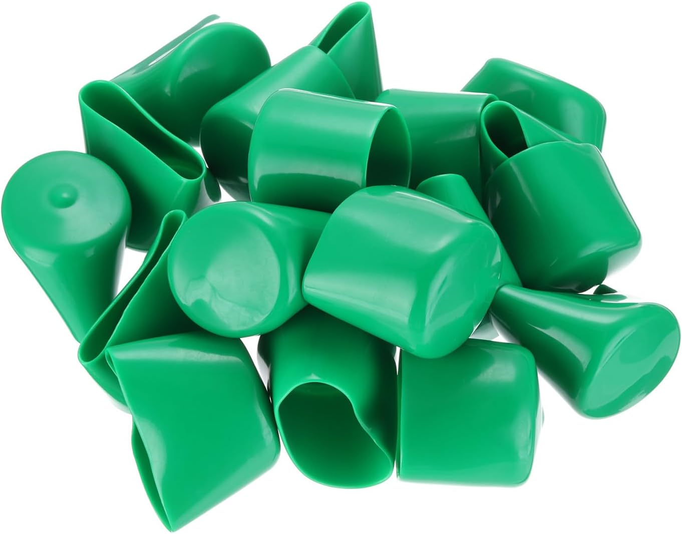 uxcell 20pcs Rubber End Caps 45mm(1 3/4") ID Vinyl PVC Round Tube Bolt Cap Cover Screw Thread