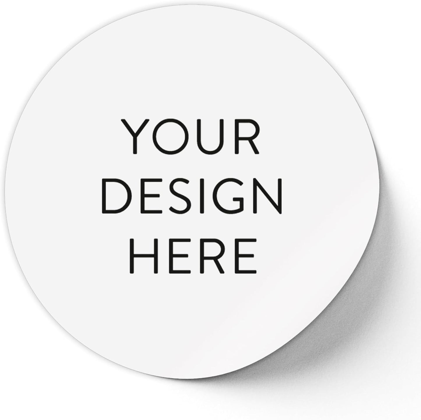 5-1000 Custom Vinyl Stickers - Upload Your own Image, Text, Design, Logo - Personalized Logo Labels