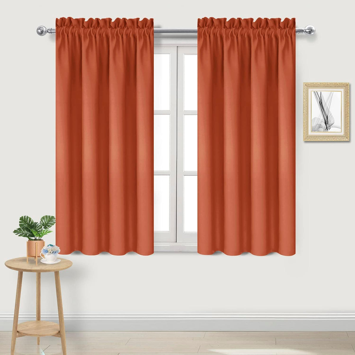 DWCN Blackout Curtains Thermal Insulated, Energy Saving & Noise Reducing Bedroom and Living Room