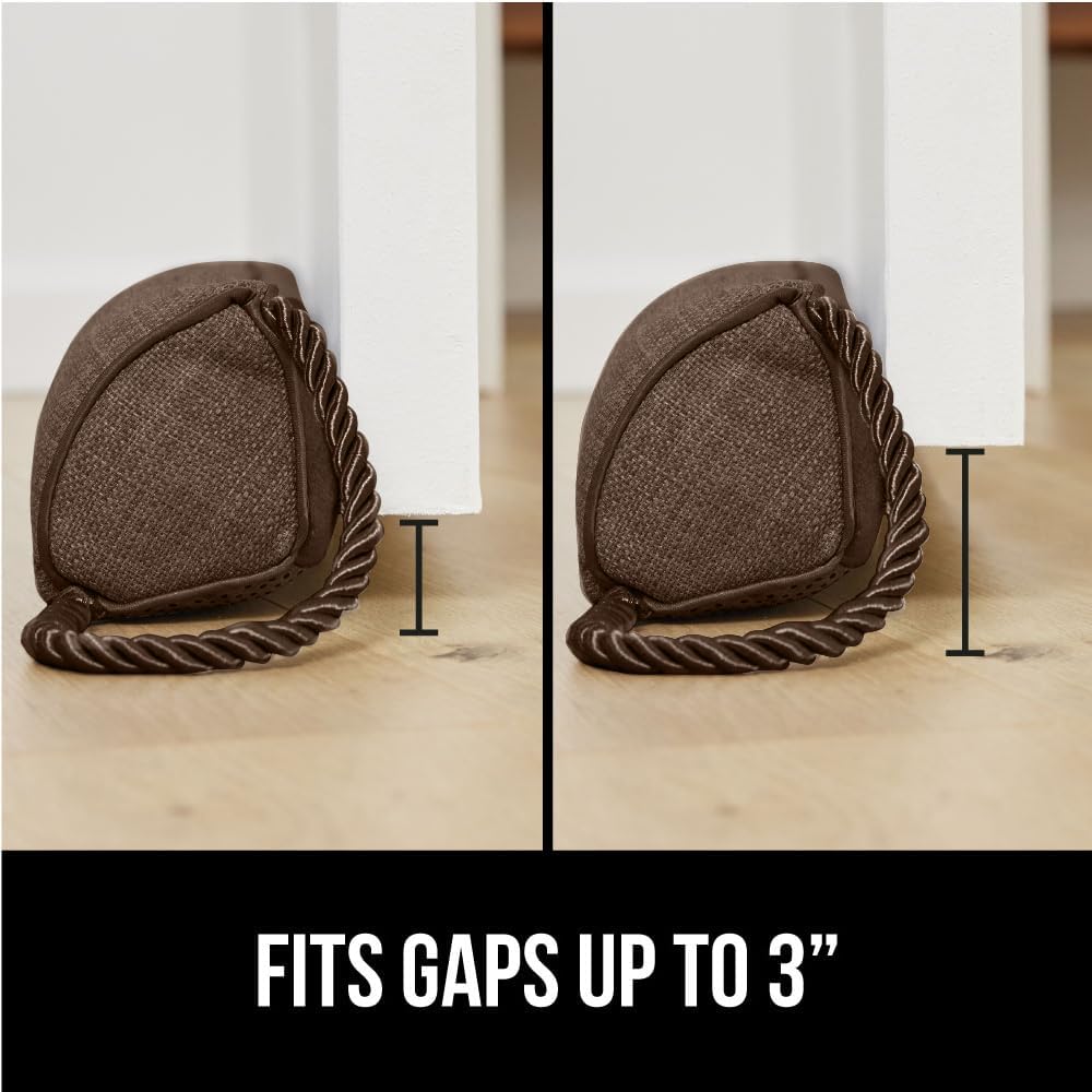 GORILLA GRIP Door Draft Stopper for Bottom of Doors, Weather Stripping Seal Blocks Hot Air, Noise
