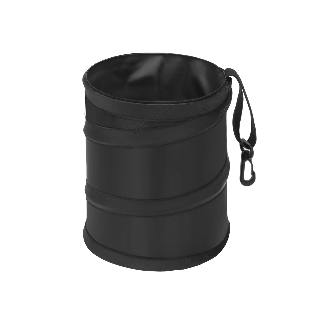 Ginsco New Leakproof Car Trash Can, 1 Gallon Mini Trash Can Pop-up Collapsible Hanging Car Trash