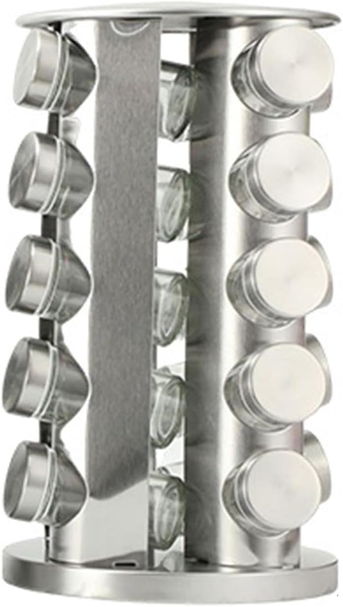 Spice Rack, Spice Rack Organizers for Countertop, Rotating Countertop Spice Rack, Revolving Spice