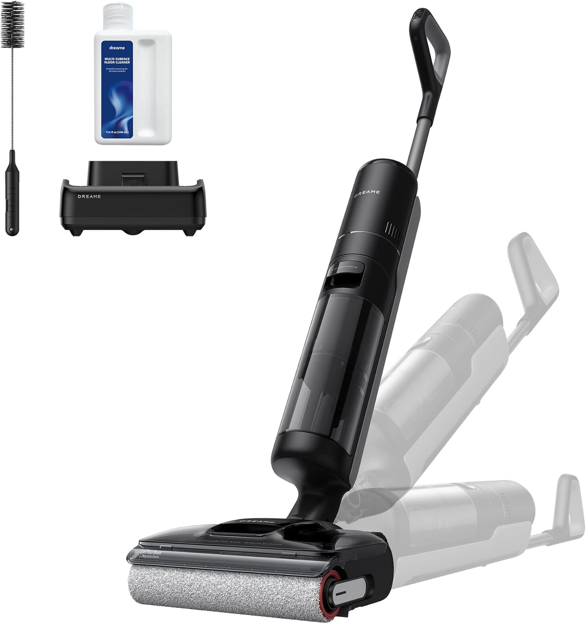 DREAME H12 FlexReach Vacuum Mop, 0 Tangle Wet Dry Vacuum Cleaner, Cordless Vacuum Mop All-in-One