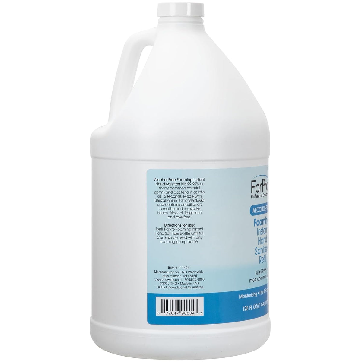 ForPro Professional Collection Alcohol-Free Foaming Instant Hand Sanitizer, Moisturizing, Dye and