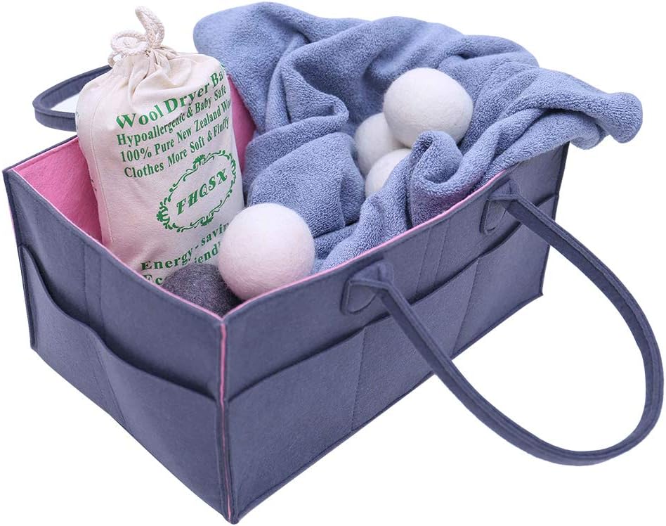 Wool Dryer Balls Organic XL 6-Pack, Reusable Natural Fabric Softener, Reduces Wrinkles,Dryer Sheets