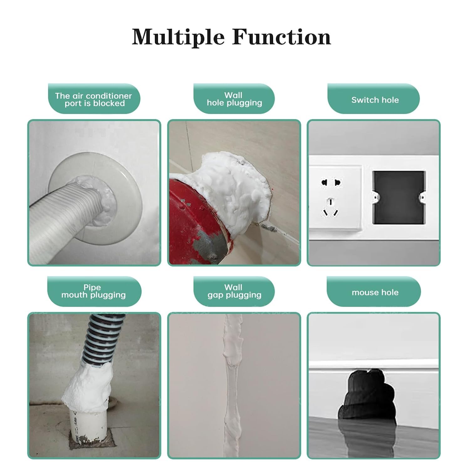 10-Pack Premium Waterproof Wall Repair Sealing Clay Duct Seal Ideal for Wall Hole Repair, Air