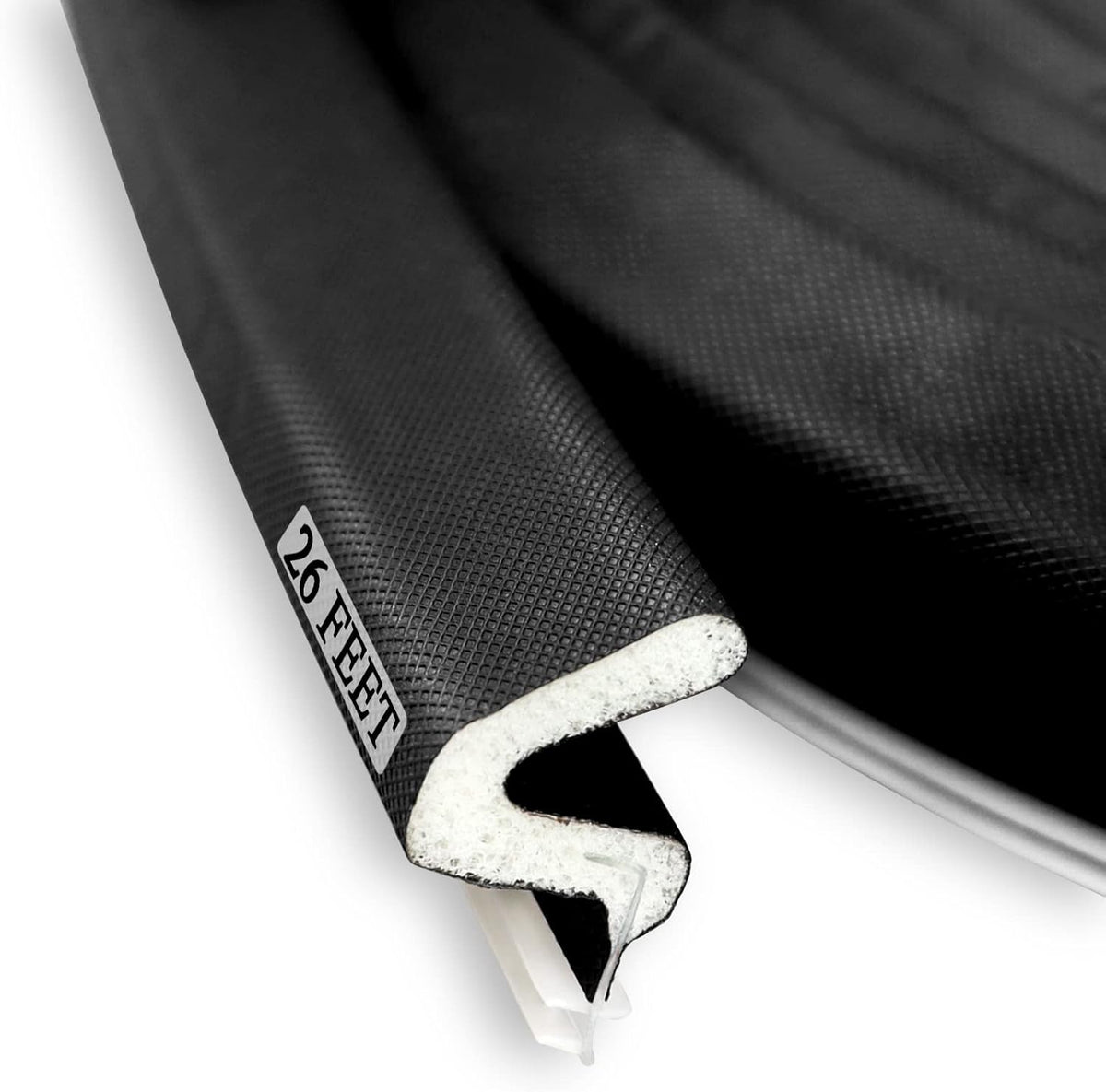 Kerf Weather Stripping Door Seal Strip 26 Ft Q Foam Door Weatherstrip Seal with Slot Card Slot