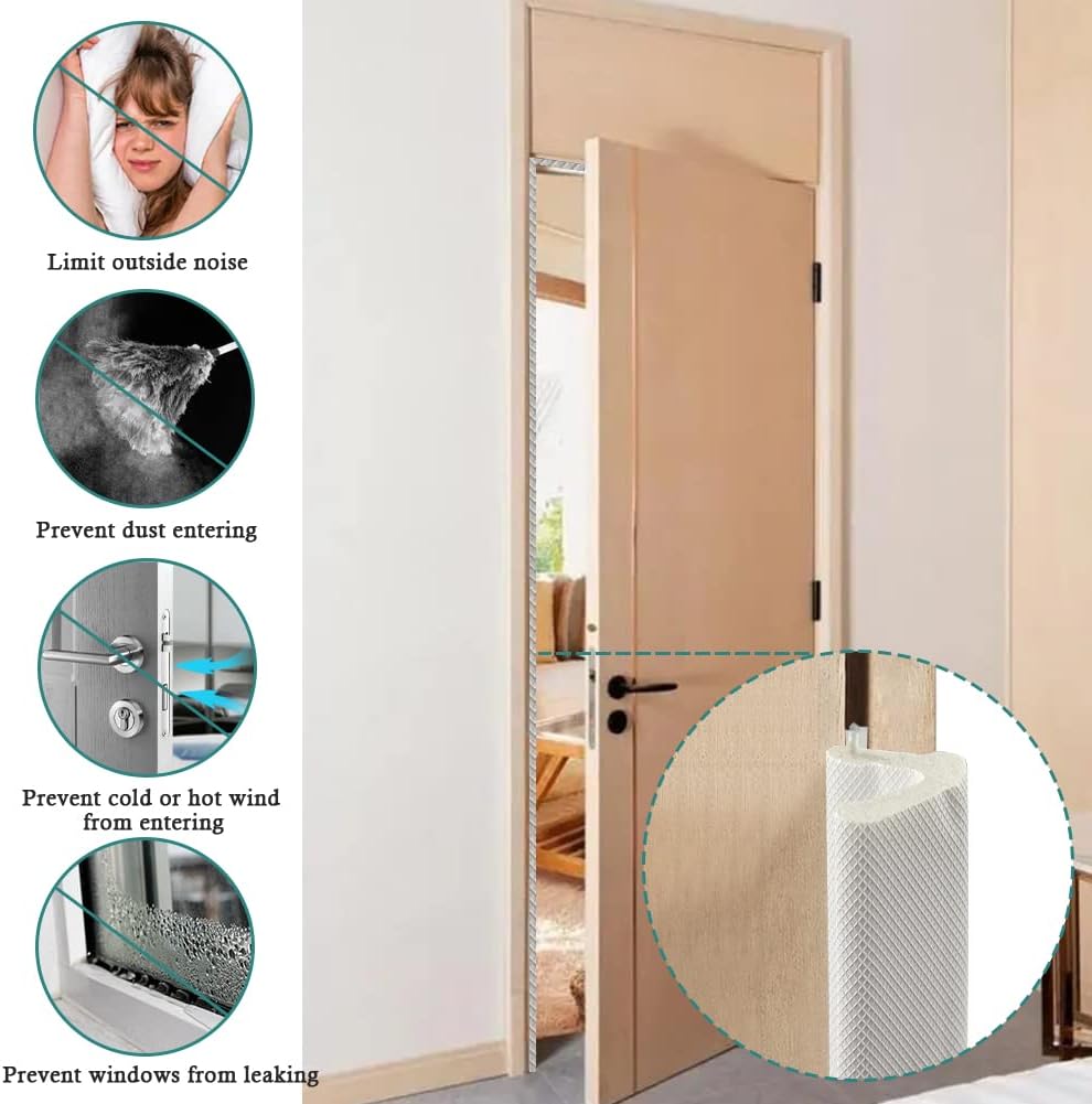 Kerf Weather Stripping Door Seal Strip 26 Ft Q Foam Door Weatherstrip Seal with Slot Card Slot