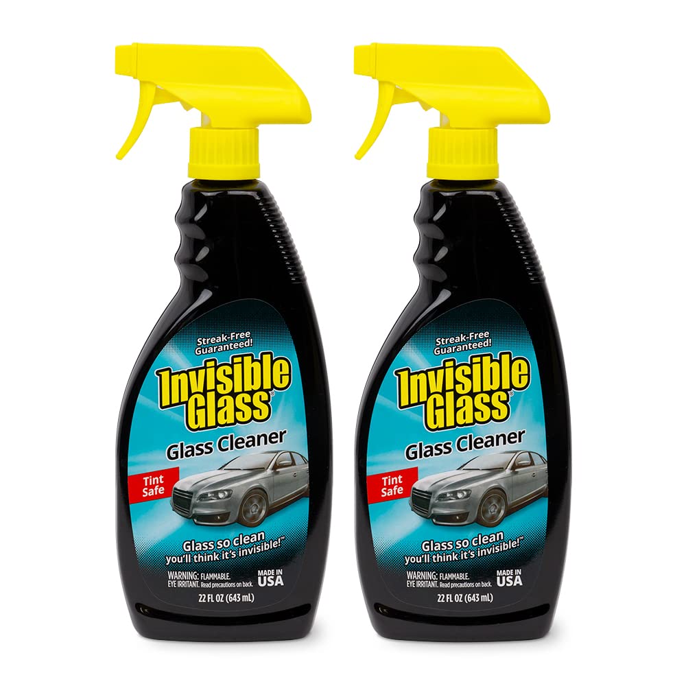 Invisible Glass 92164-2PK Premium Glass Cleaner Spray for Car Windshields and Windows, Automotive