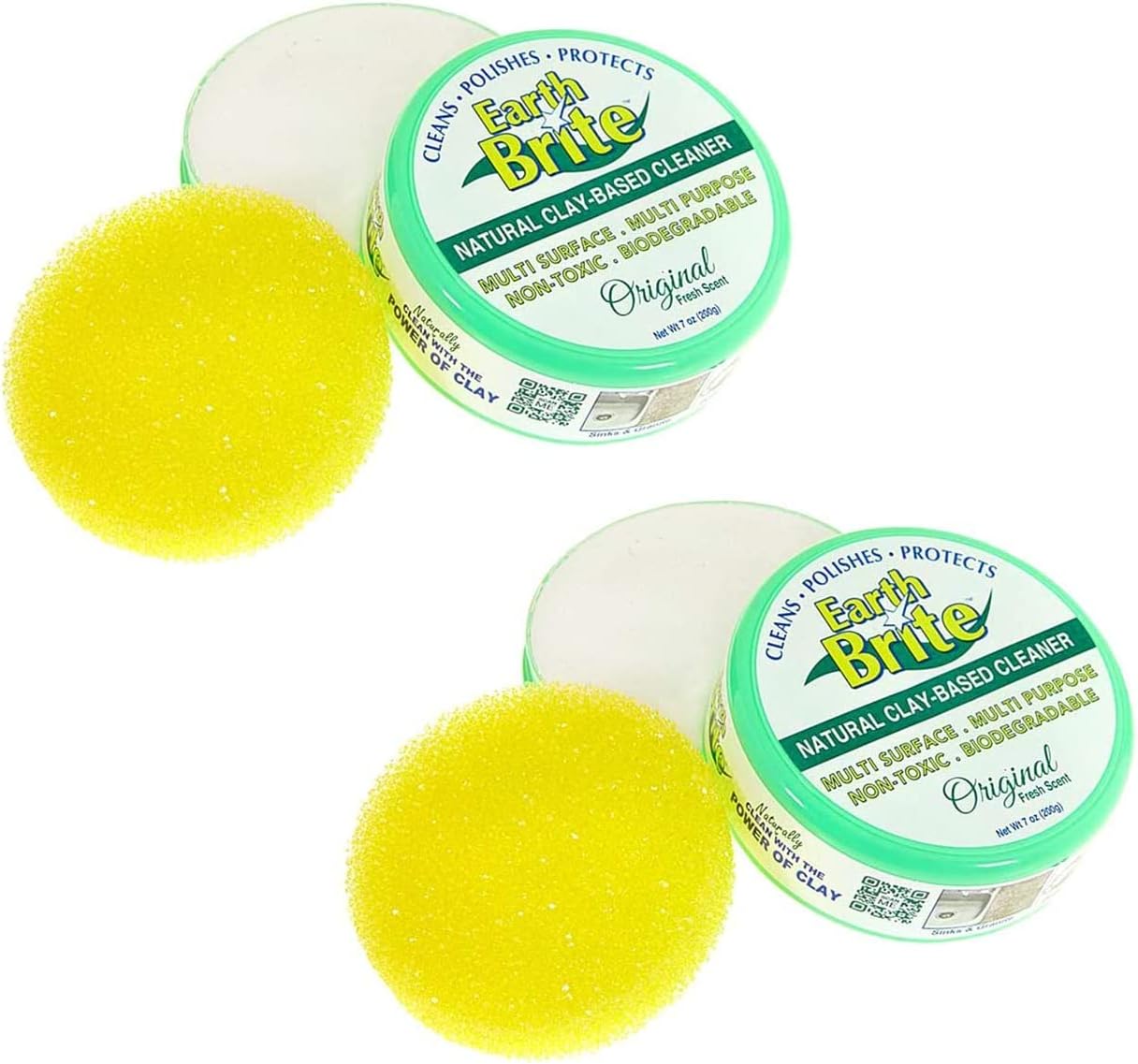 All Purpose Cleaner 2-Pack – Clay Bar Cleans Stoves, Bathrooms, and All Hard Surfaces – 100%
