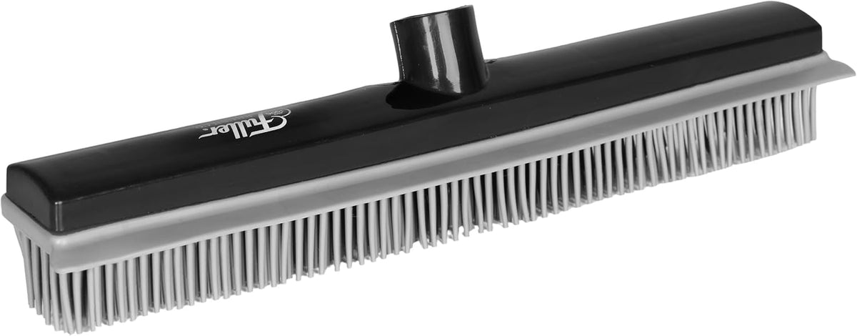 Fuller Brush Rubber Broom – for Carpets Floors Stairs Upholstery – Electrostatic Action Removes Pet