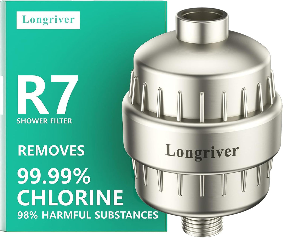 R7 Shower Filter High Put Shower Water Filter for Hard Water 99.99% Remove Chlorine, Heavy Metals