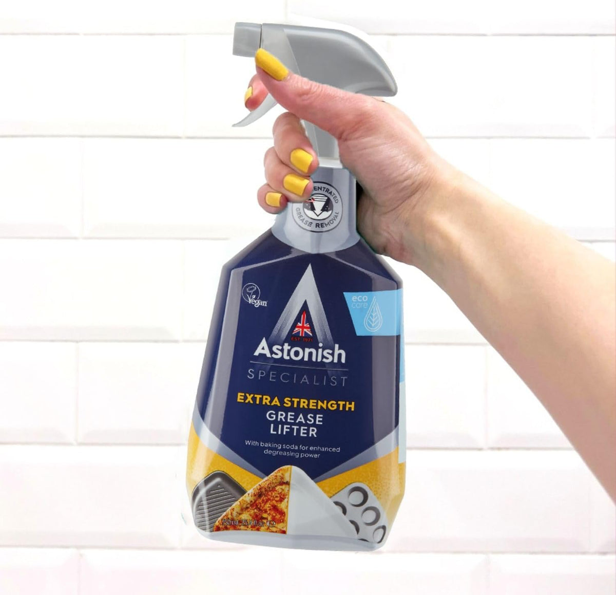Astonish Specialist Extra Strength Grease Lifter With Baking Soda - No Scrub De-Greaser Formula For