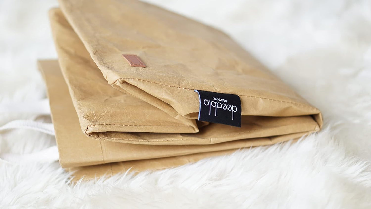 Deeablo New York Sustainable Reusable, Highly Versatile, Washable Paper Bag for Recycling