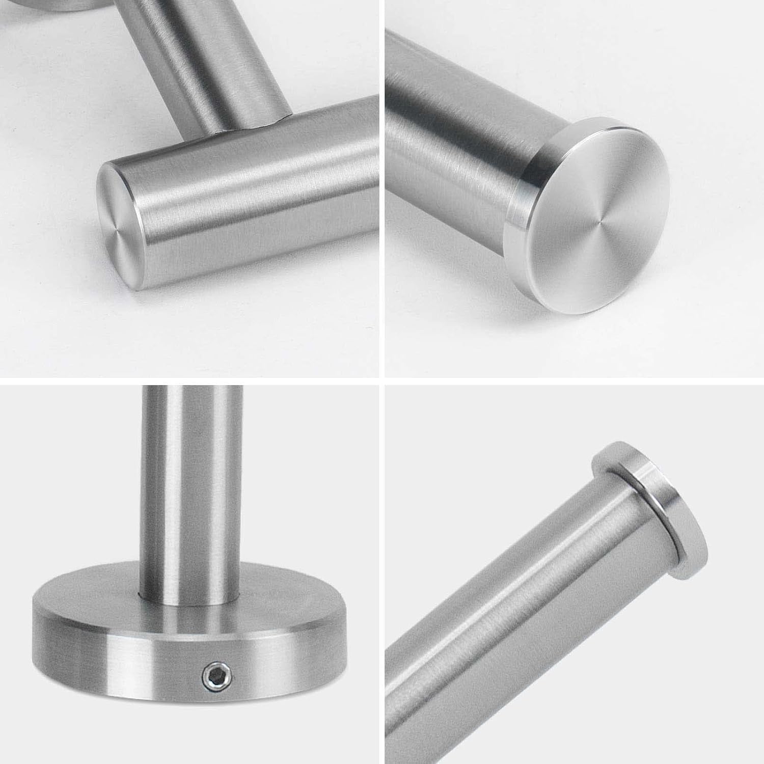 NearMoon Bathroom Toilet Paper Holder, Premium SUS304 Stainless Steel Rustproof Wall Mounted Toilet