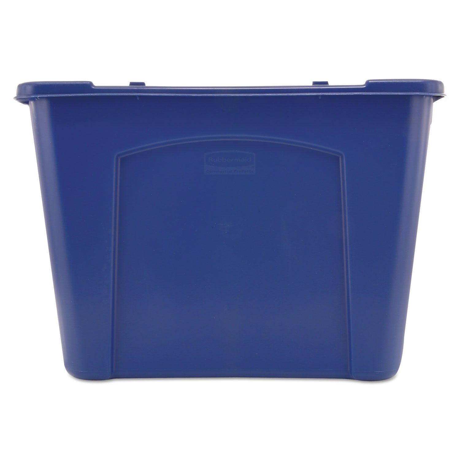 Rubbermaid Commercial Products, Recycling Bin/Box, Stackable, 14 GAL, Blue, for