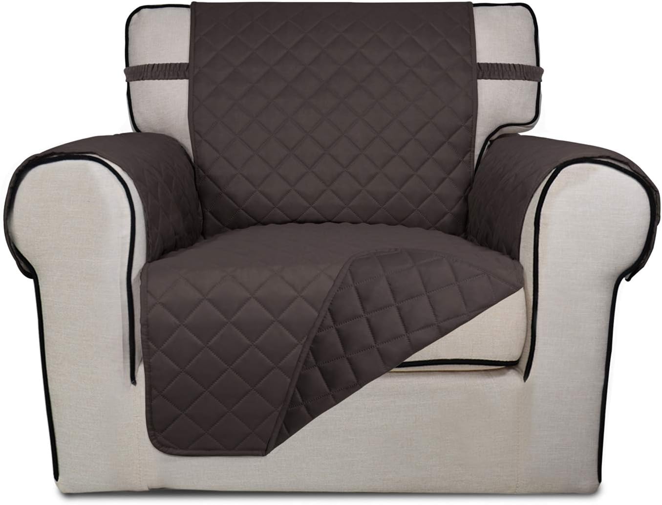 PureFit Reversible Quilted Sofa Cover, Water Resistant Slipcover Furniture Protector, Washable