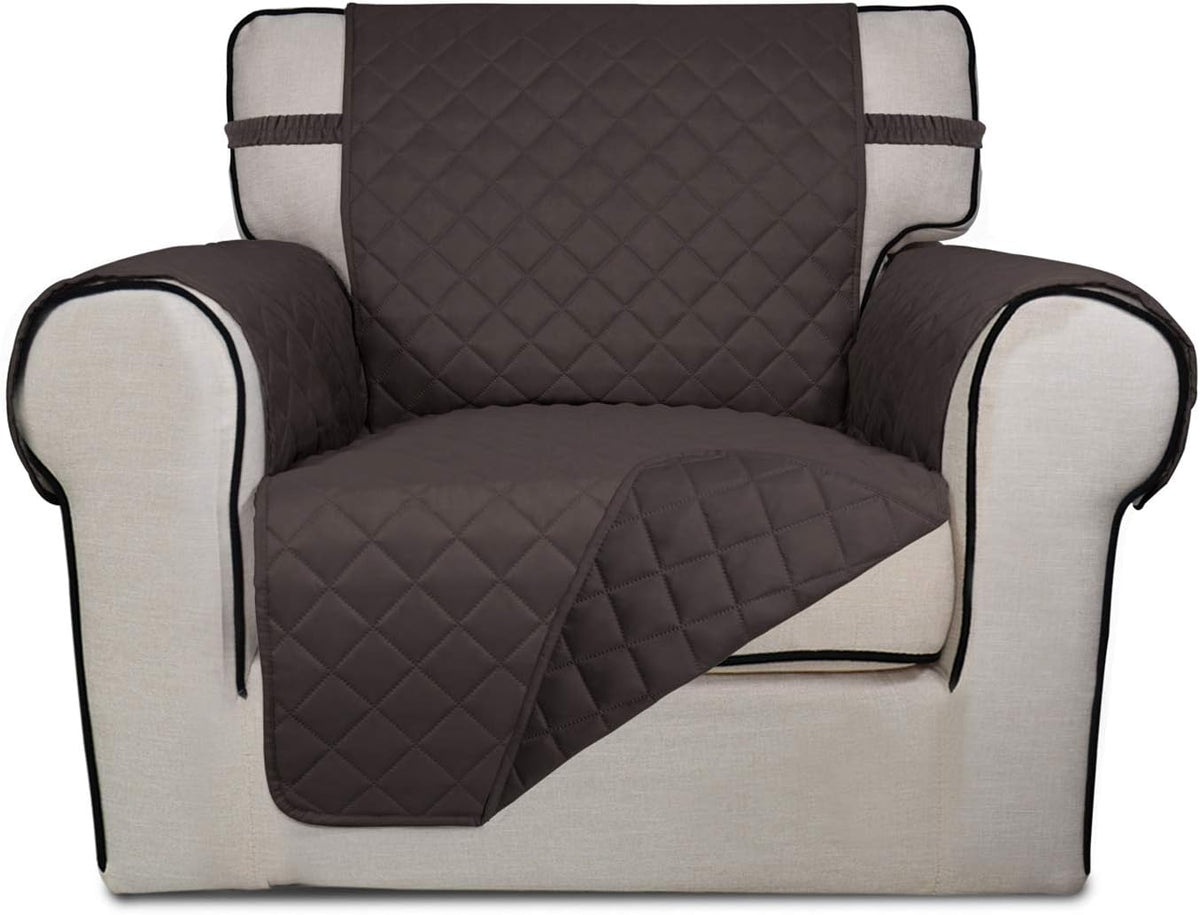 PureFit Reversible Quilted Sofa Cover, Water Resistant Slipcover Furniture Protector, Washable