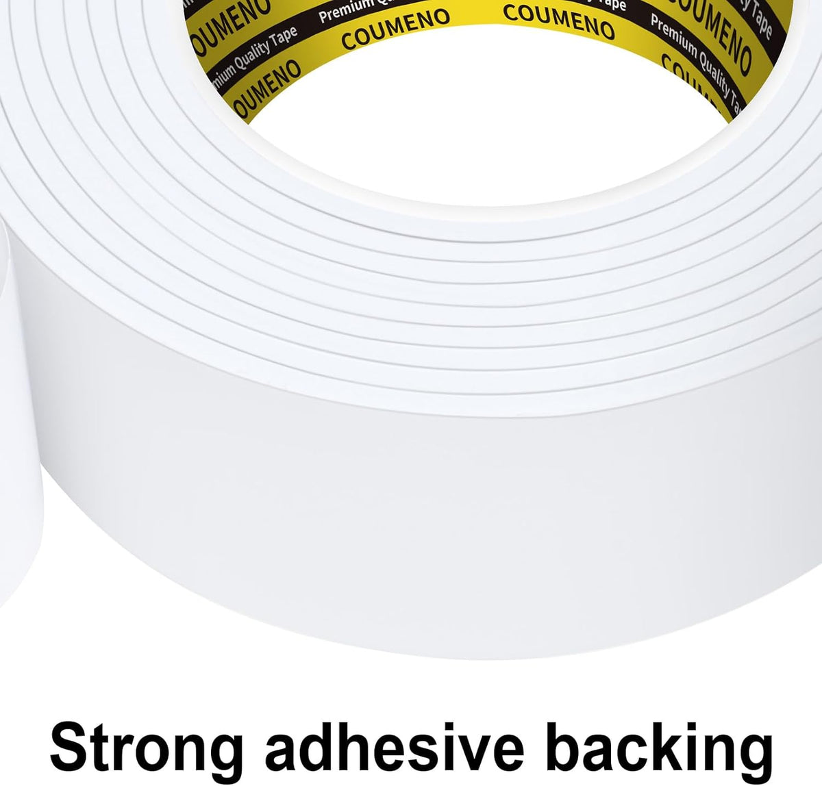 Single-Sided Adhesive White Foam Tape (EVA Material), 1inX9.84FT Single-Sided Sealing Foam pad