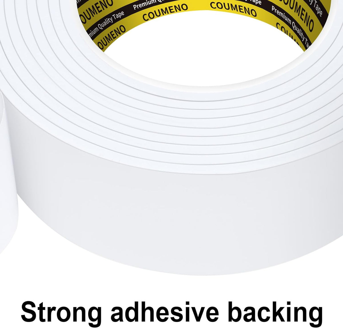 EVA Single-Sided Adhesive Foam Tape, Sealing Strip Foam Pad Sponge Tape Suitable for Sealing Doors