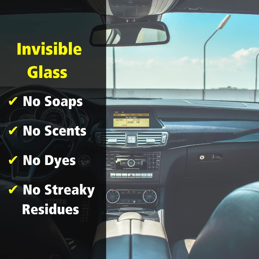 Invisible Glass 92163-2PK Premium Glass and Window Cleaner for Auto and Home Cleans Glass, Windows