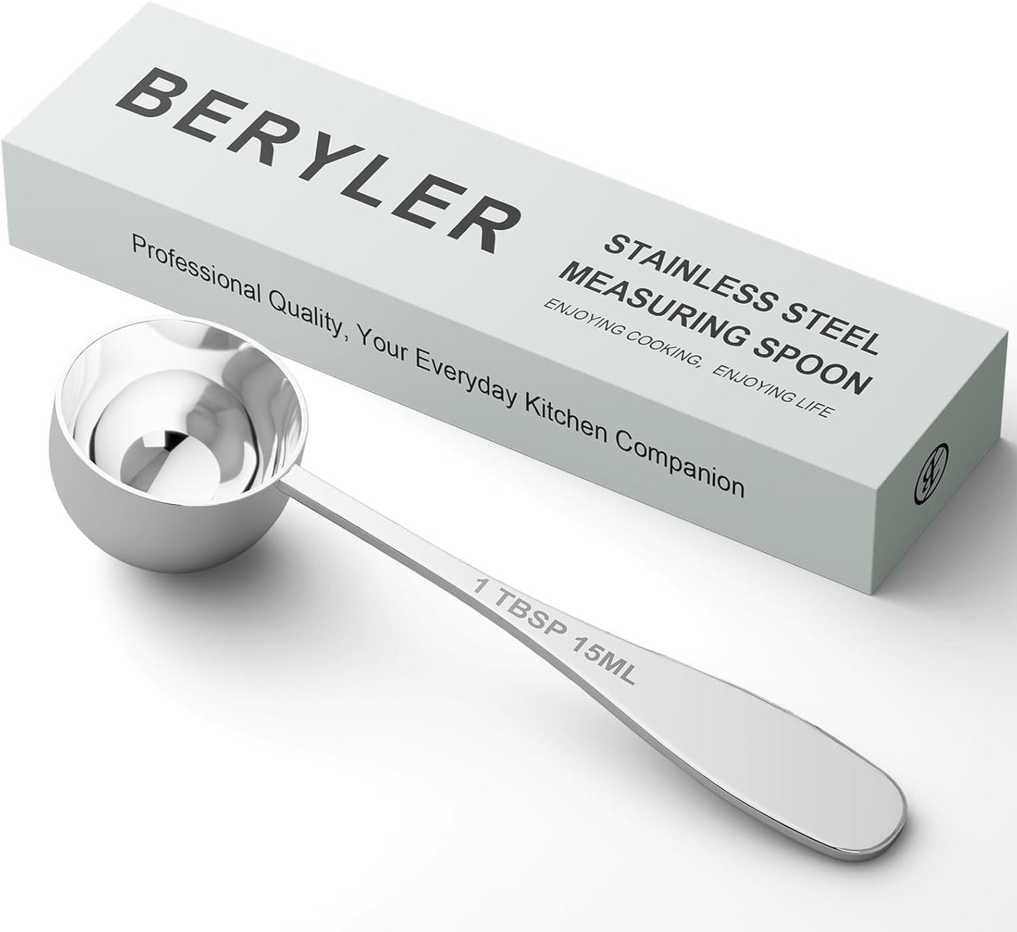 1PCS 1tbsp(3tsp, 15 ml) Single Measuring Spoon, Stainless Steel Individual Teaspoon, Metal Measure