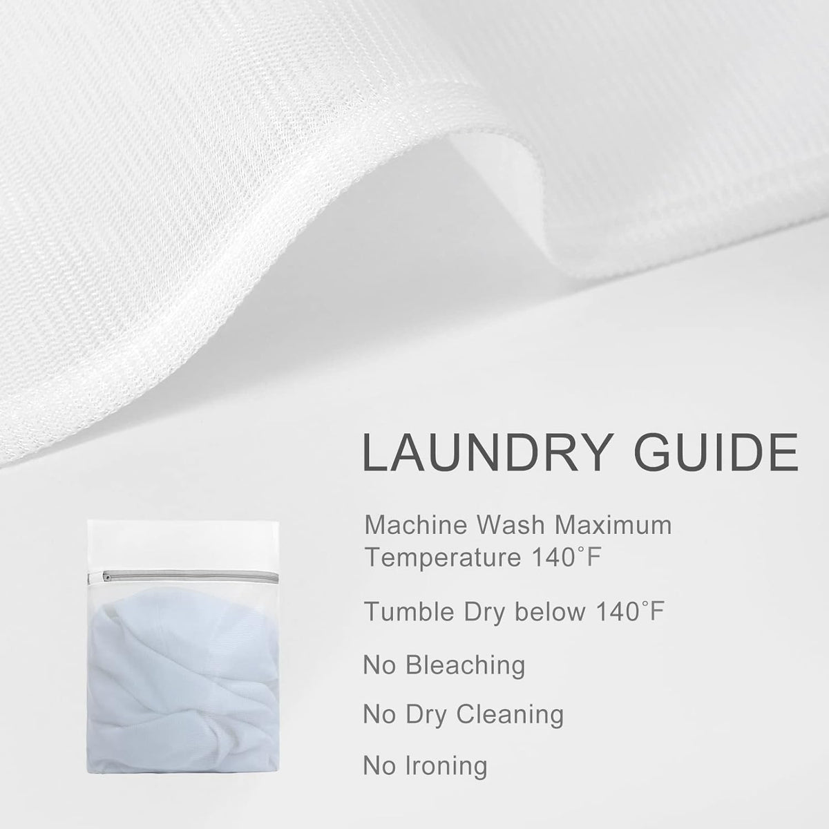 Muchfun 4Pcs Durable Fine Mesh Laundry Bags for Delicates 16 x 20 Inches (4, Large)