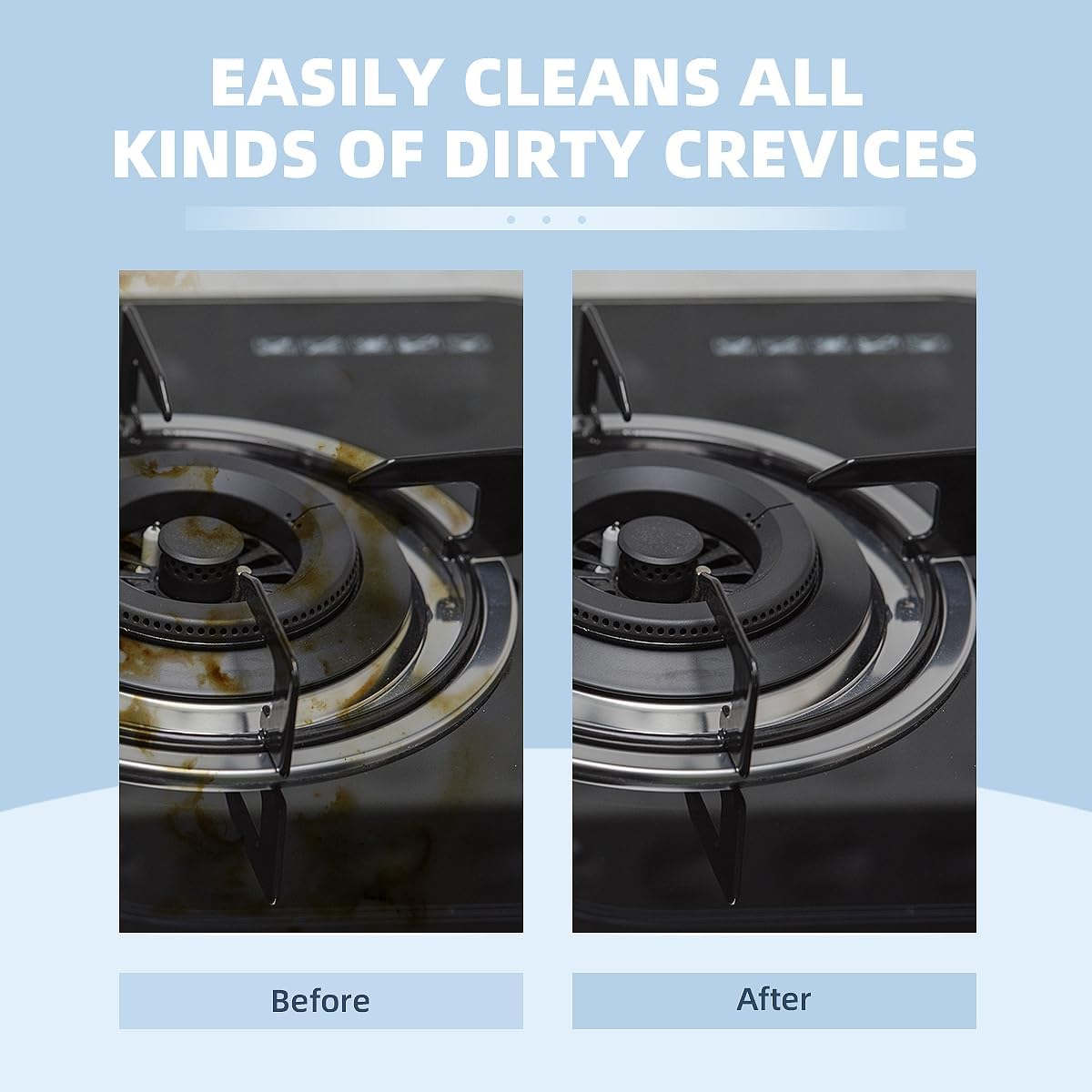 Hard Bristle Crevice Cleaning Brush-Thin Gap Scrub Brush, Small Cleaning Brush, Grout Brush