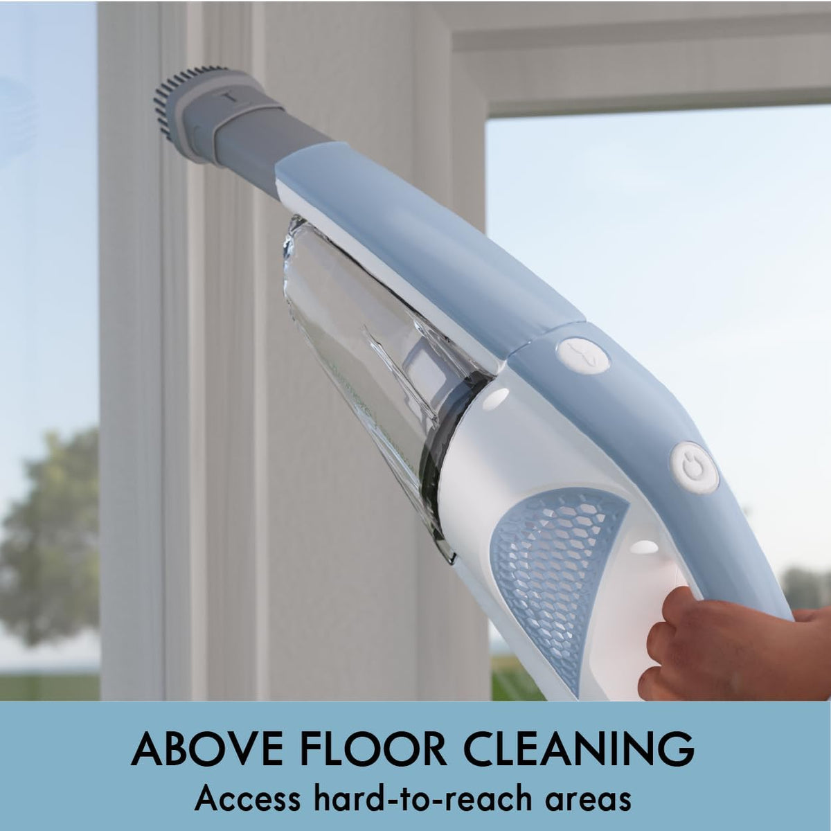 Kenmore DS1020 16V Cordless Stick Vacuum Lightweight 2-in-1 Handheld, LED Headlight with 2-Speed