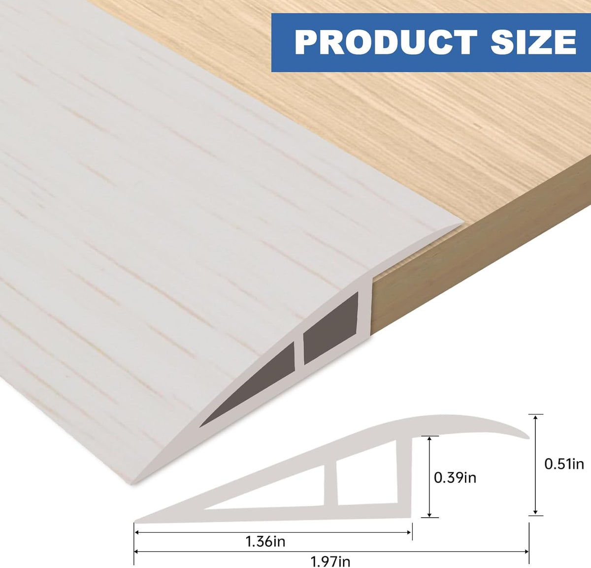 Vinyl Door Threshold Flooring Transition Strip Self Adhesive Carpet Edging Strip for Laminate