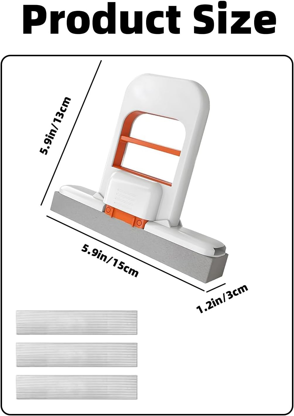 Mini Foldable Desktop Mop, Mini Mop for Small Spaces, Portable Cleaning Sponge Mop for Bathroom
