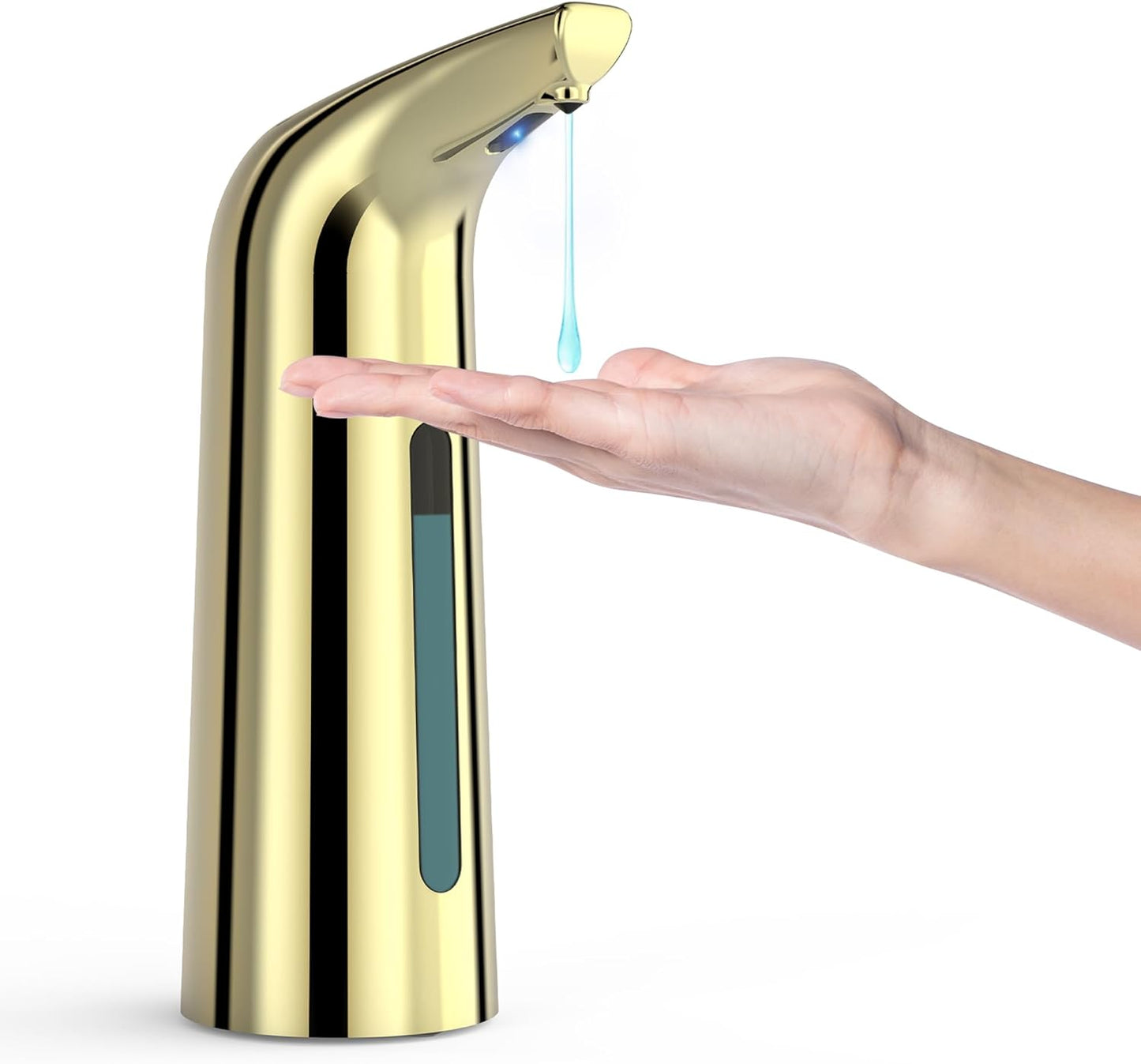 Automatic Soap Dispenser with Infrared Sensor - Adjustable 4-Level Touchless Hand Soap for Kitchen