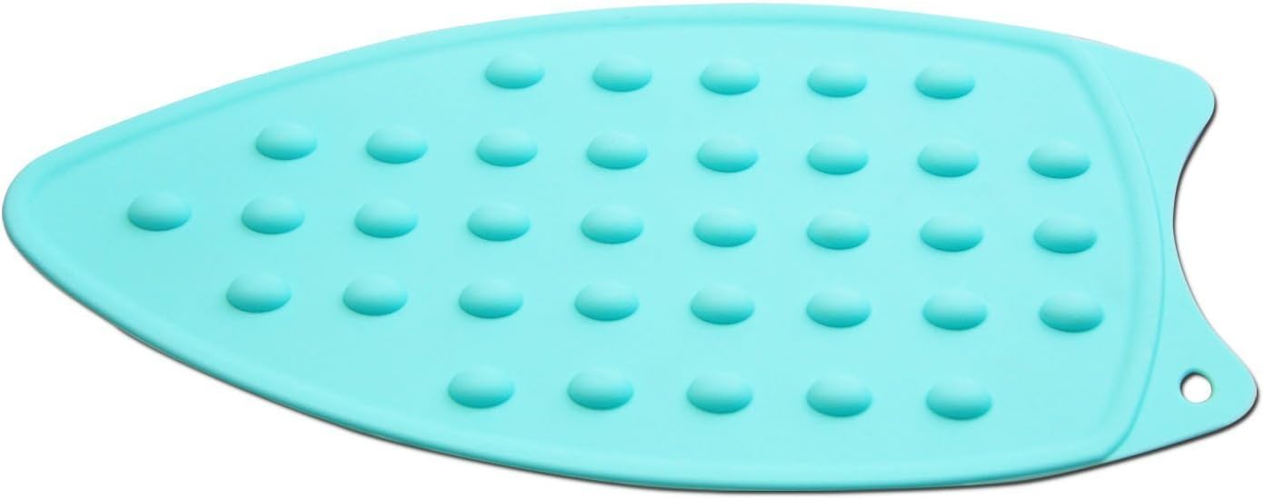 LeLehome Silicone Anti-Slip Iron Rest Pad for Ironing Board Hot Heat Resistant Steam Compact Mat
