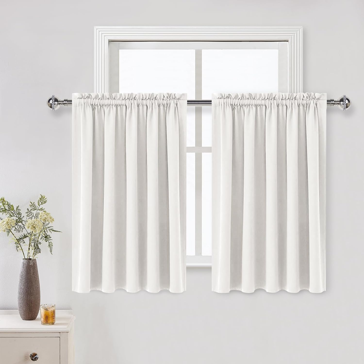 DWCN Blackout Curtains for Living Room Thermal Insulated, Energy Saving & Noise Reducing Bedroom