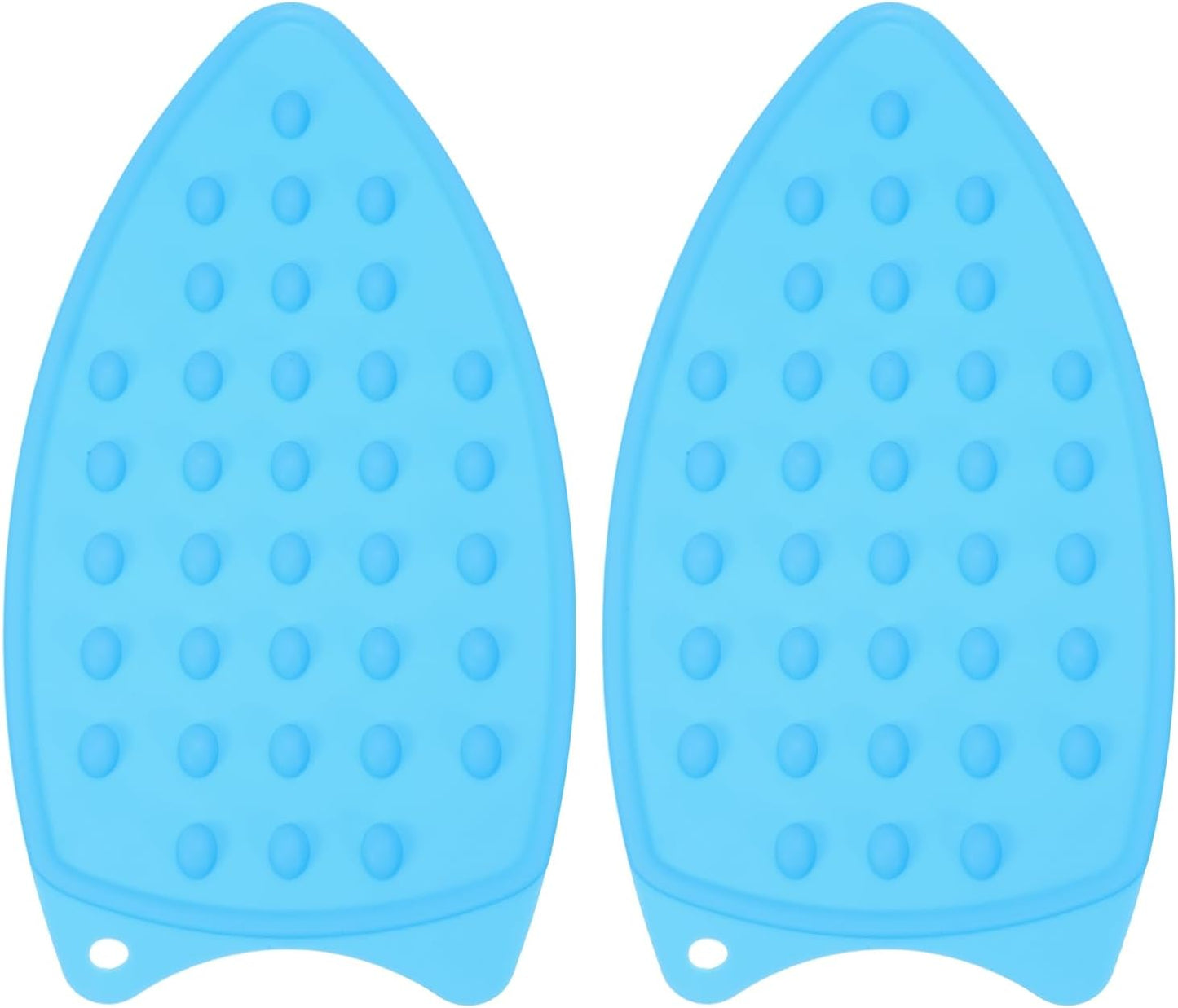 PATIKIL Silicone Iron Rest Pad, 2 Pcs Multipurpose Hot Heat Resistant Iron Rest Plate Protective