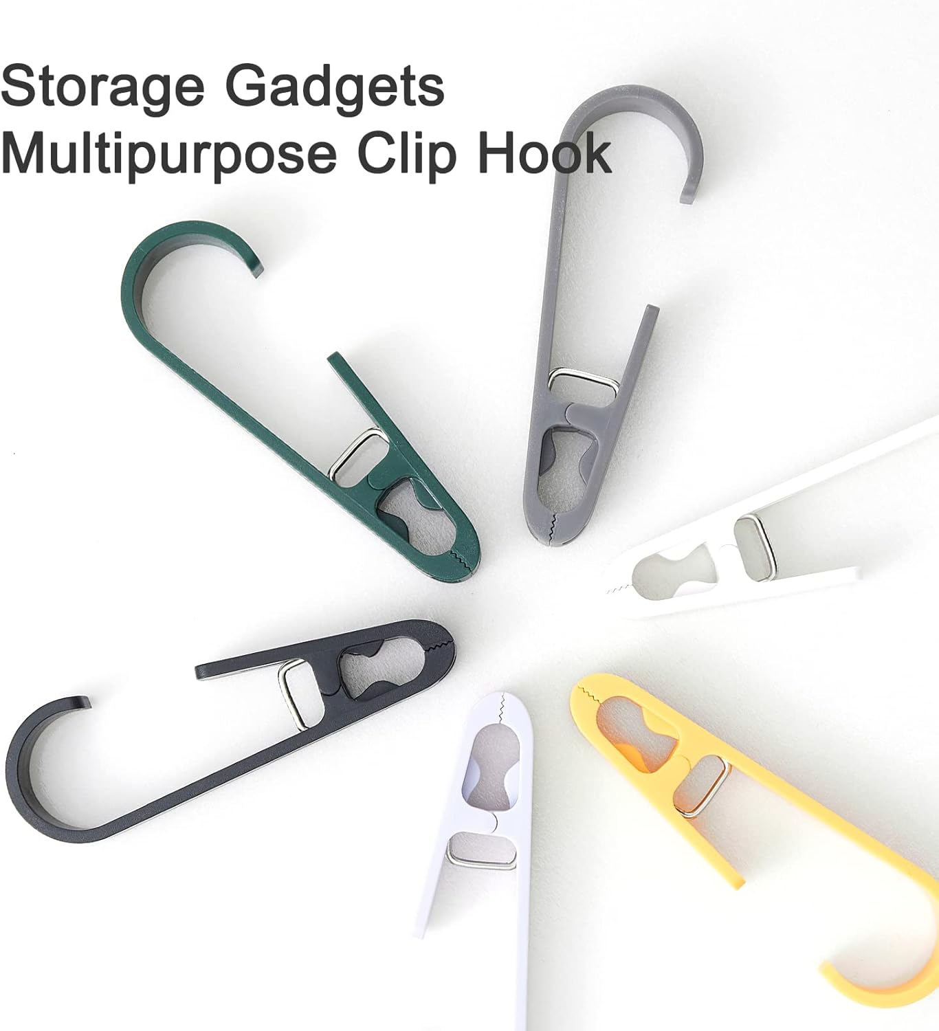 Large Clothes Pins Towel Clips, 4 Pcs Multipurpose Clothes Pins Hook, Strong Plastic Clothes