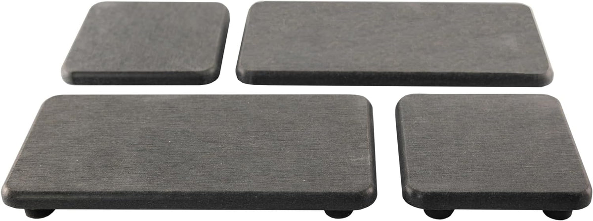 Set of 4 Water Absorbent Diatomite Coasters, Diatomaceous Earth Kitchen Soap Dish, Bathroom Trays