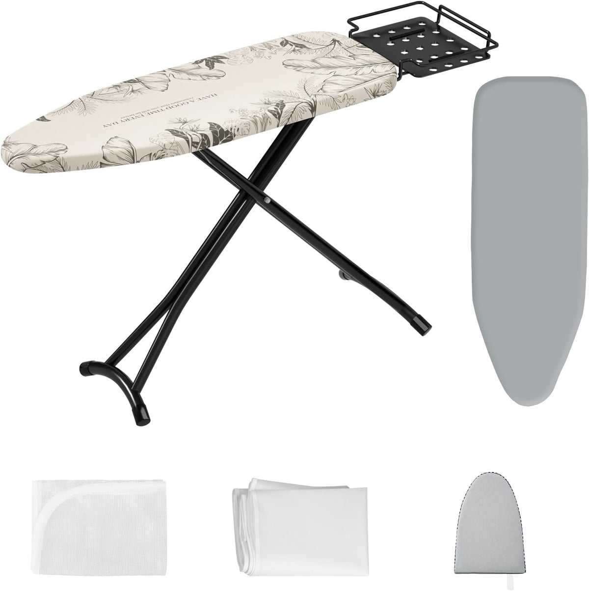 Ironing Board,Foldable Ironing Board Adjustable Height Compact Iron Board Thick Steel Tube Iron