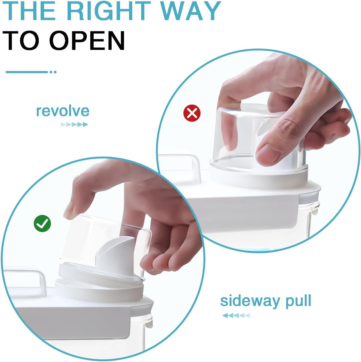 3 Pack Laundry Detergent Dispenser, 78oz Laundry Soap Dispenser, Refluxable Laundry Detergent