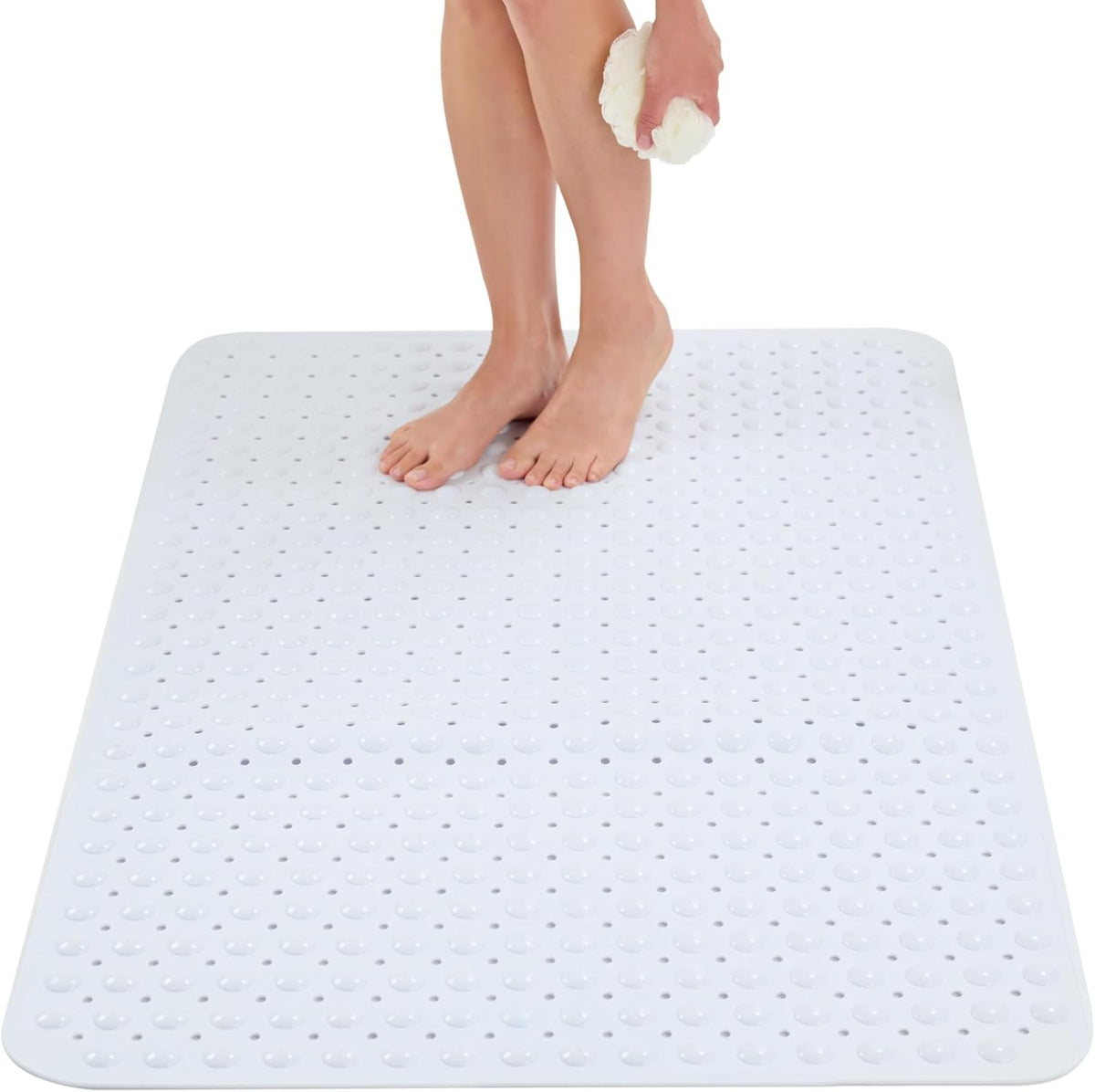 ENKOSI Extra Large Shower Mat Non Slip - 47 x 32 inch - XL Bathroom Shower Mat - Large Shower Matts