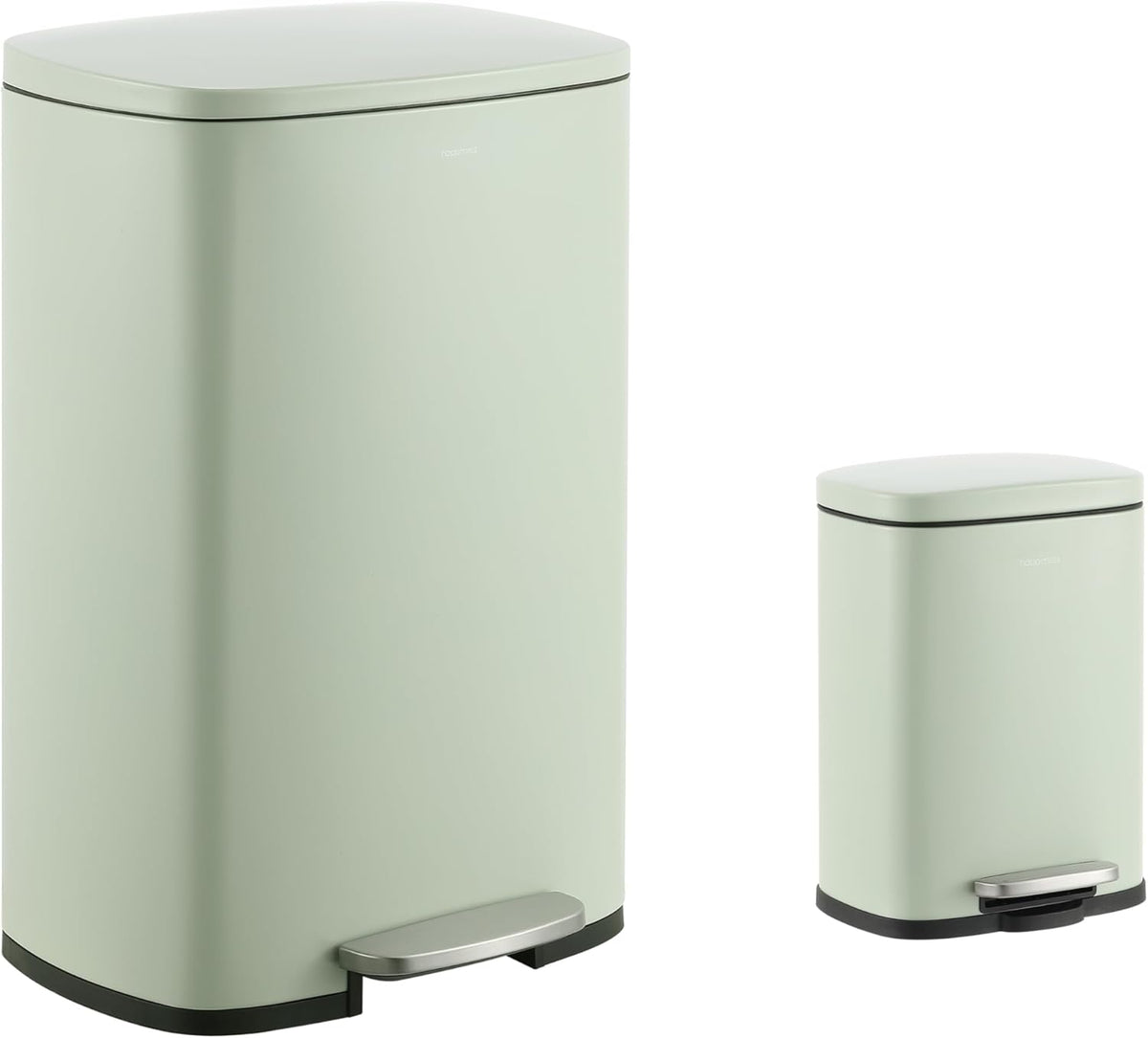 happimess HPM1006E Connor Rectangular 13-Gallon Trash Can with Soft-Close Lid and Free Mini Trash