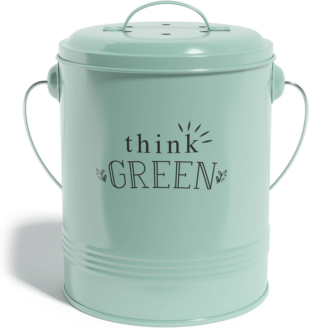 Barnyard Designs Compost Bin for Kitchen Counter - 1.2 Gallon Countertop Composter with Extra