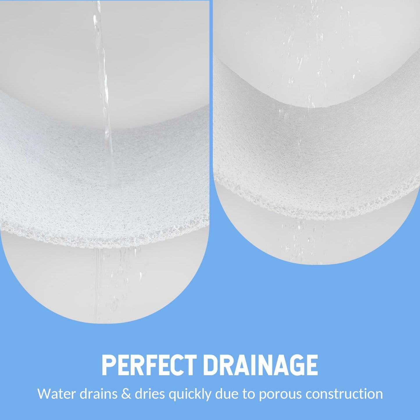 Non-Slip Bathtub Mat, Anti Slip Shower Mat, Fast Drying Bathtub Mats, Foot Scrubber Mat, Anti Slip