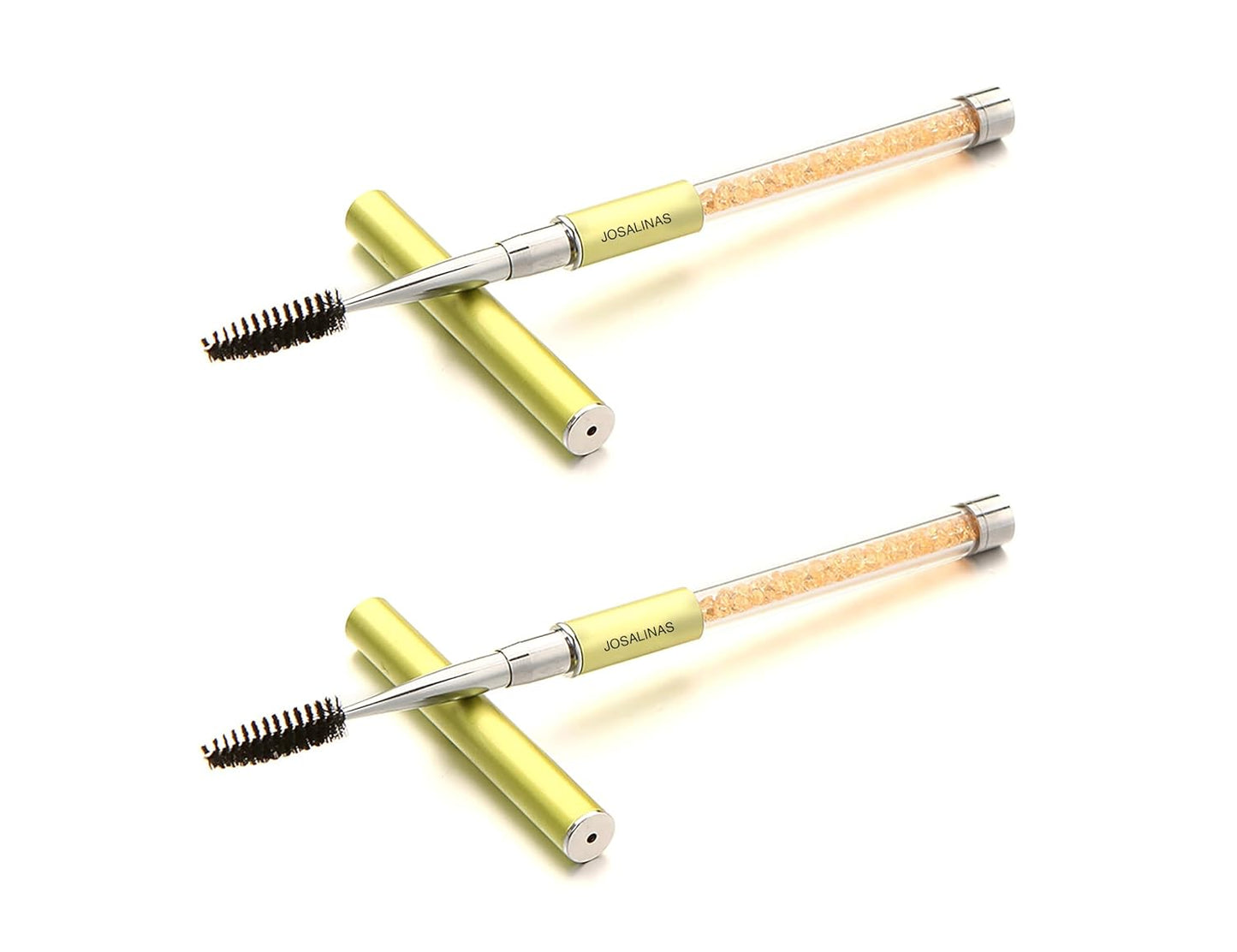 2PCS Mascara Brushes Eyebrow Eyelash Brushes Mascara Wands Applicators Eye Brushes Portable