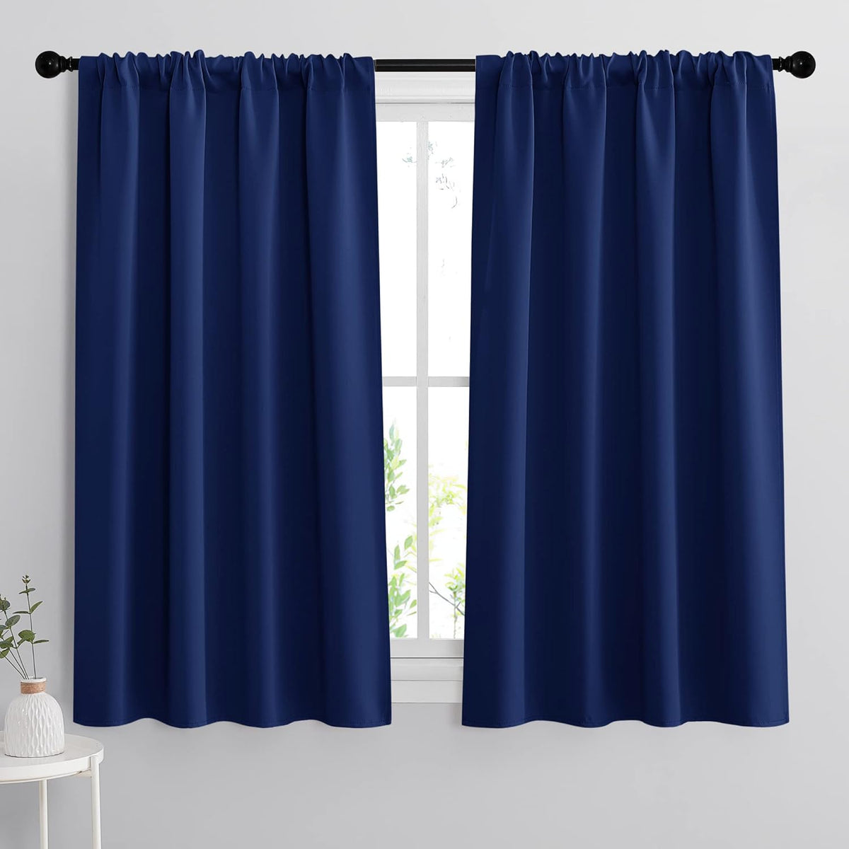 RYB HOME Blackout Curtains - Room Darkening Curtains & Drapes Energy Saving Thermal Insulated Solid