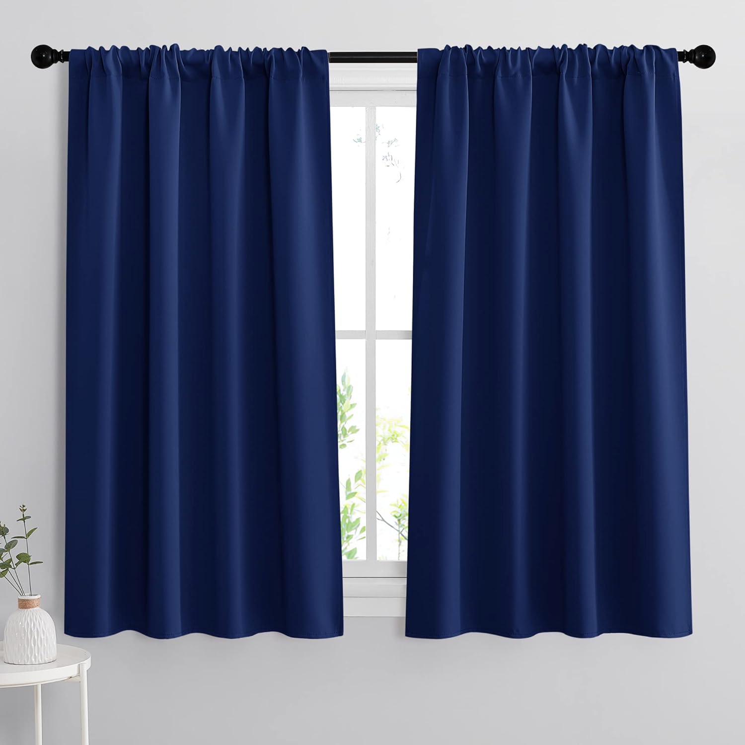 RYB HOME Blackout Curtains - Room Darkening Curtains & Drapes Energy Saving Thermal Insulated Solid