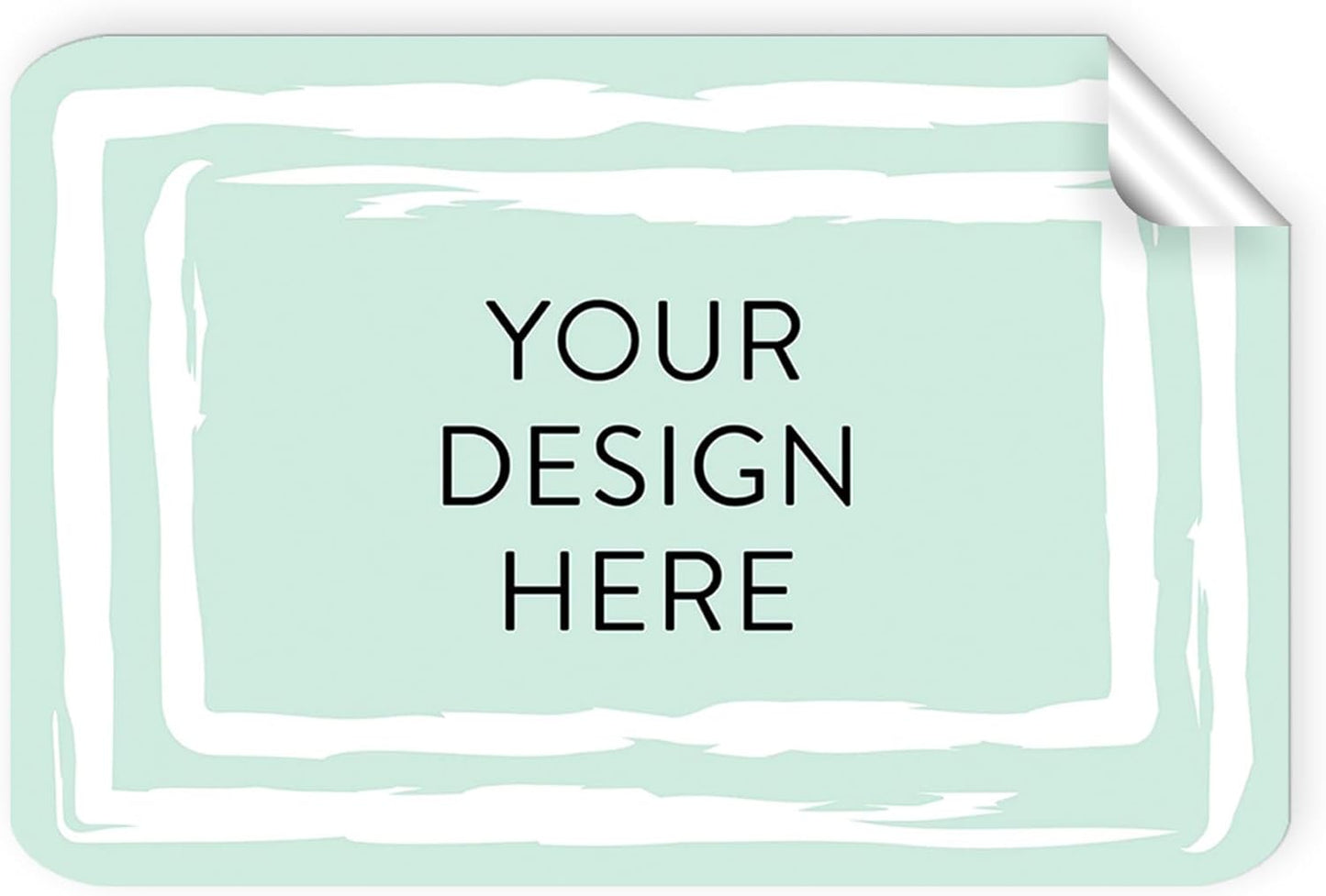 100 Custom Vinyl Stickers - Upload Your own Image, Text, Design, Logo - Personalized Logo Labels