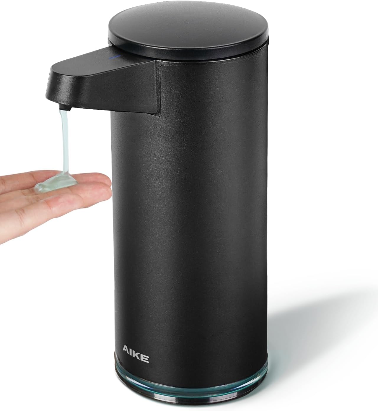 AIKE SensePro Automatic Soap Dispenser Type-C Rechargable, Stainless Matte Black Coating 12.8