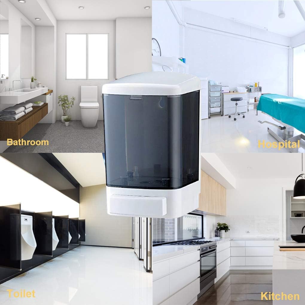 Evhome Manual Soap Dispenser Kitchen Bathroom Wall Mounted Commercial Soap Dispenser for Liquid