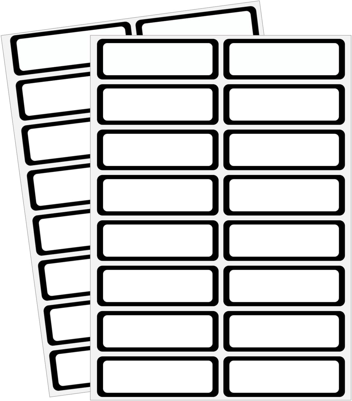 STARLIBOO Color-Coding Removable Labels, Rectangular 1 x 3"" Freezer Labels for Organizing